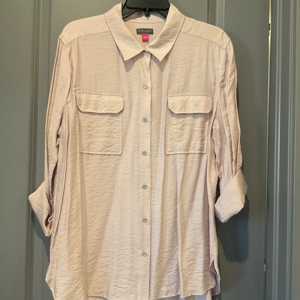 Vince Camuto Blush Pink Blouse